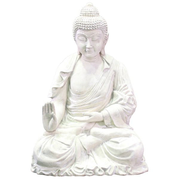 Meditierender Buddha Steinoptik