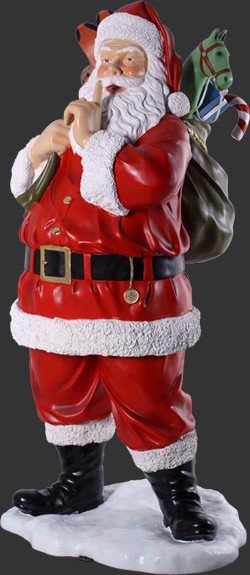 Weihnachtsmann mit Spielzeugsack