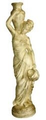 Antike Frauenfigur mit Vase