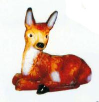 kleines liegendes Bambi Reh Variante 1