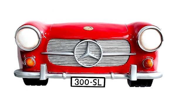 Wanddeko Mercedes Benz Rot 