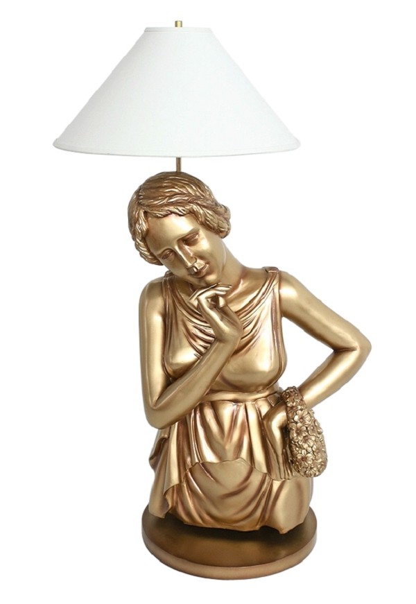 Aphrodite Lampe in Gold