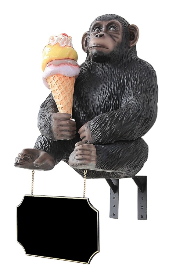 Affe mit Eis für für Wand