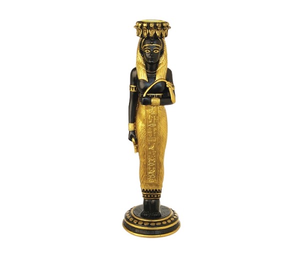 ägyptische Pharao Statue Schwarz Gold