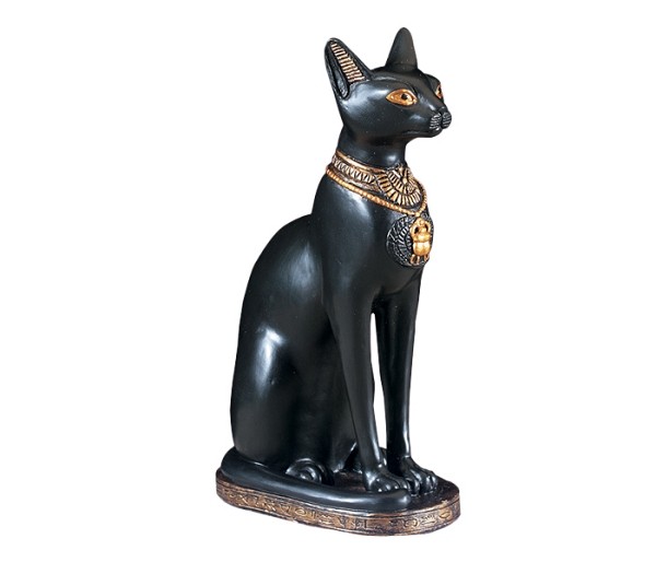 ägyptische Katze Schwarz Gold
