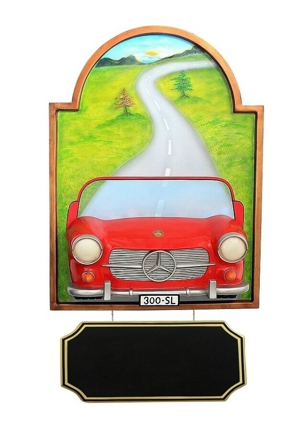 Bild mit Mercedes Benz Rot und Angebotsschild