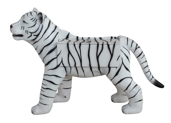 Weißer Tiger Spielzeugkiste