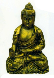 goldfarbiger Buddha