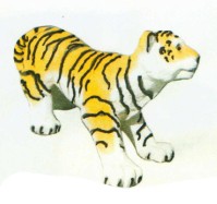 kleiner Tiger spielend Variante 1