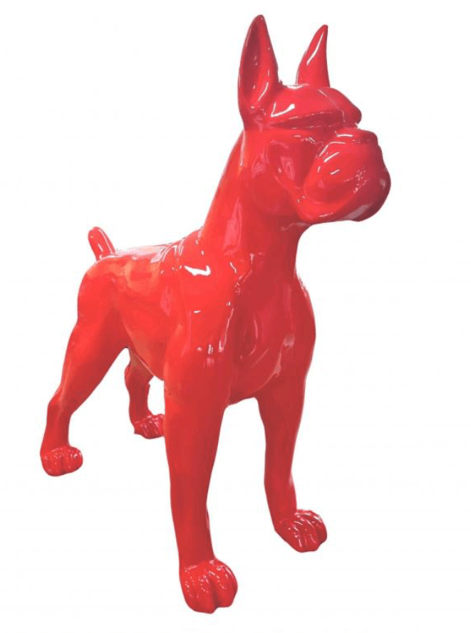 Roter Boxer Hund XXL