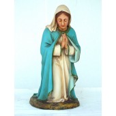 mittelgroße hockende Mutter Maria betend