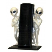 Aliens mit CD-Ständer