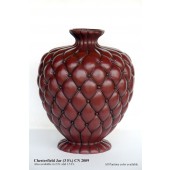 Vase Chesterfield braun