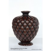 Vase Chesterfield dunkelbraun