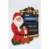 Weihnachtsrelief mit Santa Claus und Countdownfunktion