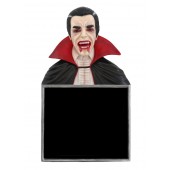 Dracula Büste Angebotstafel