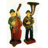 Dick und Doof spielen Cello und Sausaphone groß