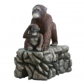 Orangutan mit Baby