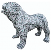 Hund Bulldogge Dollar