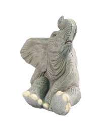 sitzender Elefant