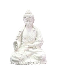 Meditierender Buddha Steinoptik