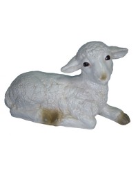 Lamm Schaf liegend