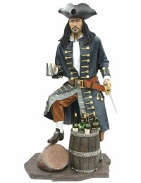 Pirat mit Weinhalterung dunkel
