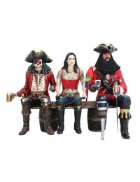 Piraten auf Weinfassbank