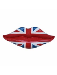 Lippen mit englischer Bemalung