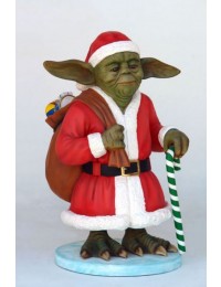 Meister Yoda als Santa Claus