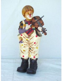 Clown mit Geige