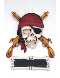 Piratenkopf mit Schild