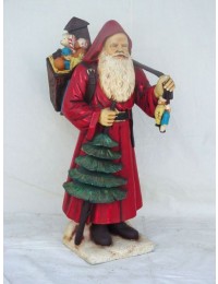 Weihnachtsmann mit Tannenbaum