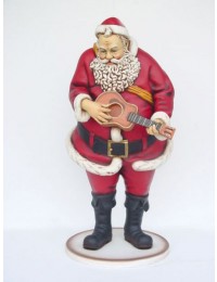 Weihnachtsmann mit Gitarre