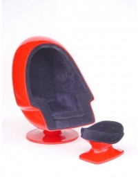 Eierhocker Rot (ohne Sessel)