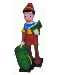 Pinocchio groß mit Sack