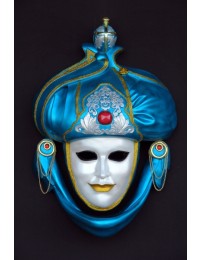 Maske Saracino Blau
