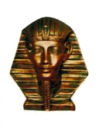 ägyptische Büste Altgold