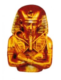 goldene ägyptische Büste