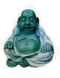 Buddhafigur in Steinoptik klein