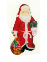 kleiner Weihnachtsmann mit Geschenksack
