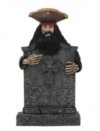 Pirat Blackbeard Grabstein mit Kreuz