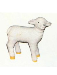 kleines stehendes Schaf weiß Variante 1