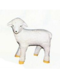 kleines stehendes Schaf weiß Variante 2
