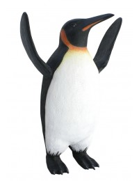 Pinguin Emperor Flossen oben