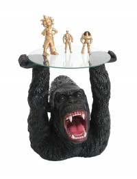 Gorilla Tisch mit Glasplatte