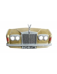Wanddeko Rolls Royce Gold