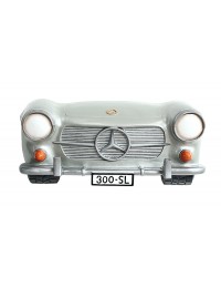 Wanddeko Mercedes Benz Silber groß