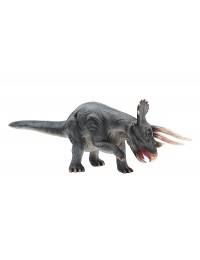 Dinosaurier Triceratops grau