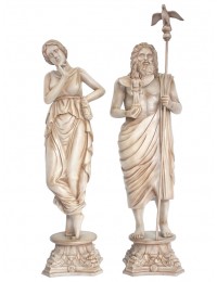 Zeus und Aphrodite Griechische Statuen